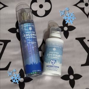 BBW ❤️ Frosted Coconut Snowball Set